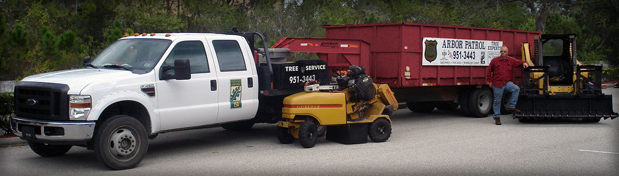 Arbor Patrol Tree Service equipment